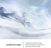 Corberó - Lavadora de carga superior 6.5kg | CLACSM6524 | 1200 RPM | 16 programas, función vapor, ECO, limpieza de tambor | Inicio diferido | Lavado rápido | Planchado fácil | Indicadores LED | Blanco
