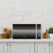 CASO MCG30 Ceramic Chef Ganador del test Haus & Garten, microondas 3 en 1 con grill + convección 2100W 30L, base de vidrio de borosilicato, función de horno hasta 200°C