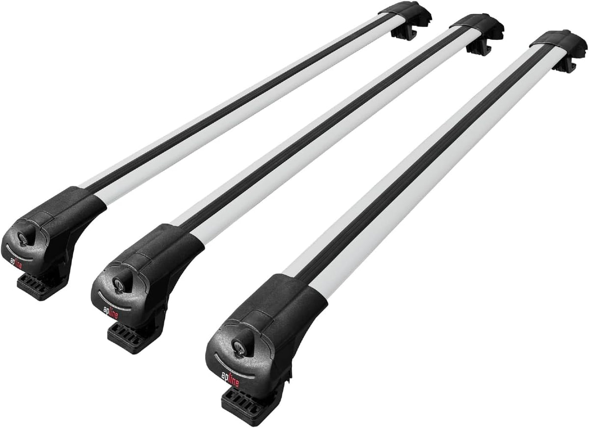 Barras de techo compatibles con Dacia Duster 2014-2018 ACE-1 Barras de techo 3 barras Gris