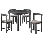 Juego de comedor redondo compacto de 5 piezas Harrisburg Tobey