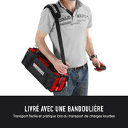 FACOM - Bolsa textil con bandolera, primera intervención, 450mm x 180mm x 170mm, BS.SMBPB