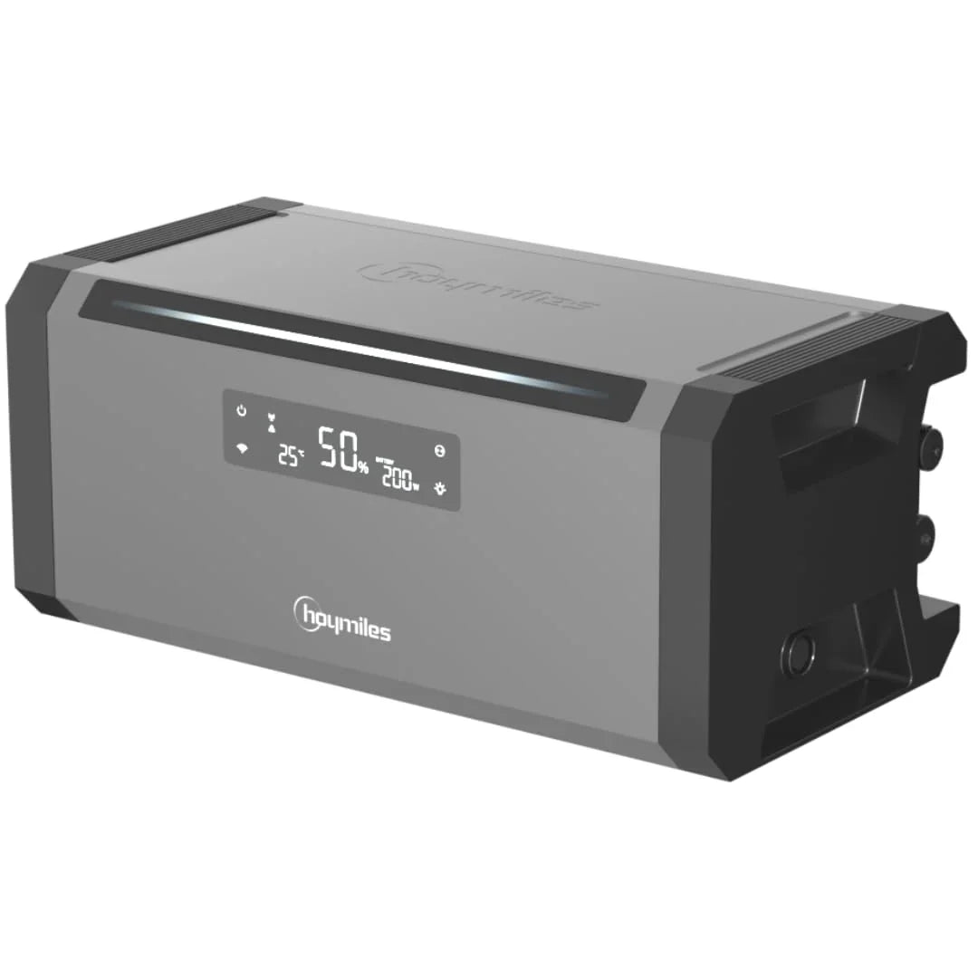 Batería solar de CA Hoymiles HiBattery de 1,92 kWh, plug and play para sistemas solares de balcón, ampliable hasta 11,52 kWh, 0 % IVA