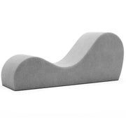 Avana Sleek Chaise Lounge para yoga - Fabricado en EE. UU. - Ideal para estiramientos, relajación, ejercicio y más, 60 pulgadas de largo x 18 pulgadas de ancho x 26 pulgadas de alto, gris claro