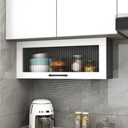 Alacenas de pared para cocina, de madera blanca