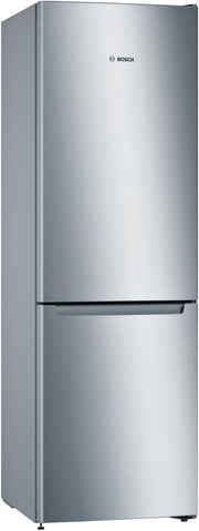 Frigorífico combi Bosch KGN33NLEB Serie 2, 176 x 60 cm, 192 l frigorífico y 87 l congelador, NoFrost nunca más tendrás que descongelar, iluminación LED uniforme