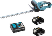 Cortasetos inalámbrico Makita DUH523 de 18V y 52cm con 2 baterías de 3,0Ah y cargador