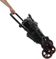 Carrito Premium Fuxtec Cruiser Gris, El Original, Carrito de jardín plegable para niños, transporte, playa, ciudad, bosque, para tirar o empujar, capacidad de carga 75 kg