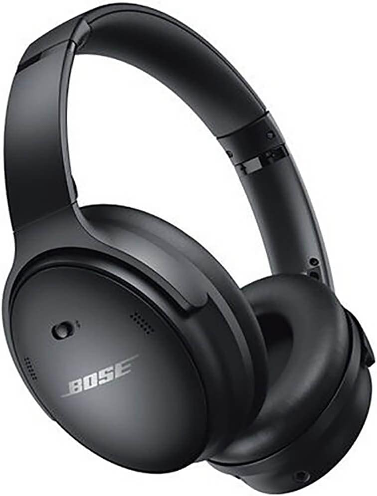 Auriculares inalámbricos Bluetooth con cancelación de ruido QuietComfort 45 con micrófono para llamadas – Negro