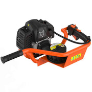Motoperforadora de gasolina Fuxtec FX-EB152, 3 HP, 3 brocas de 100, 150 y 200 mm, ventana de control de aceite única, ahoyadora