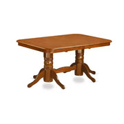 Juego de comedor: mesa de madera maciza hecha a mano y sillas con extensión