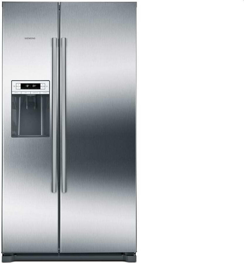 Siemens KA90DAI30 iQ500 frigorífico americano (Side by Side) / A++ / 177,00 cm de altura / 339 kWh/año / 359 L frigorífico / 191 L congelador / No Frost / Iluminación LED / Acero inoxidable [Clase de eficiencia energética A++]