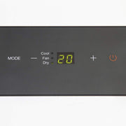 Aire acondicionado portátil TROTEC PAC 2100 X 3 en 1: refrigeración, ventilación y deshumidificación. Unidad de aire acondicionado monobloque de 2 kW, 7.000 BTU/h, para habitaciones de hasta 26 m² y 65 m³, con 2 niveles de ventilación.