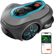 Robot cortacésped Gardena smart SILENO Free Set 750 m², inalámbrico, para céspedes de hasta 750 m², inteligencia LONA, sin cable perimetral, funcionamiento silencioso, cortacésped inteligente con control por app (19924-47)