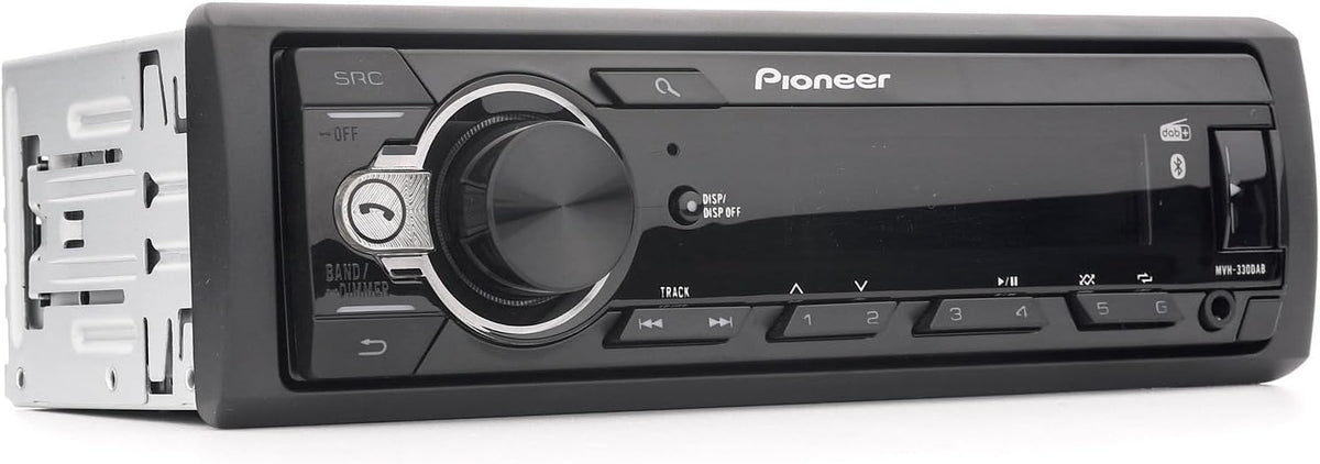 Autorradio Pioneer MVH-330DAB formato 1 DIN, radio FM/DAB+, USB, Bluetooth