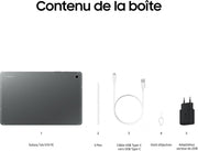 Samsung Galaxy Tab S10 FE, Tableta Android WIFI 10.9" 128 GB, S Pen incluido, Certificación IP68, Gris Antracita, Cargador de red rápido 25W incluido, Versión FR