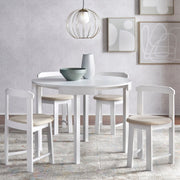 Juego de comedor redondo compacto de 5 piezas Harrisburg Tobey