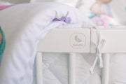 Cuna 7 en 1 tweeto®: cuna de madera evolutiva | cuna de colecho y cuna de barrotes de altura regulable | convertible en cama infantil y parque de juegos (haya natural)