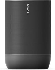 Altavoz inteligente Sonos Move (altavoz WLAN y Bluetooth resistente al agua con control por voz Alexa, Google Assistant y AirPlay 2; altavoz inalámbrico para exteriores con batería para transmisión de música) negro