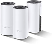 TP-Link Deco P9 (paquete de 3) Sistema WiFi Mesh híbrido potente con PLC 1000 Mbps - Control parental - Puertos Ethernet Gigabit - Ideal para casas grandes con muros de hormigón armado