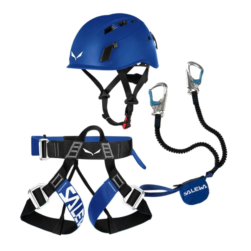 Set de ferrata Salewa Attac Evo Toxo 3.0, equipo de seguridad, montañismo, alpinismo, escalada