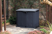 Cobertizo horizontal para cubos de basura KETER SIO Nova - 880 litros - Negro
