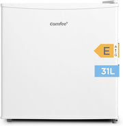 Mini congelador COMFEE' RCU40WH2(E) de 31L, puerta reversible, 4 estrellas, silencioso, práctico para oficina, hotel y hogar, blanco