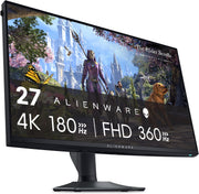 Alienware AW2725QF Monitor Gaming de 27" 4K UHD (3840x2160), 360Hz, Fast IPS, 0.5ms, compatible con NVIDIA G-Sync, 95% DCI-P3, HDR600, Dolby Vision, USB-C, DisplayPort, 2X HDMI, 4X USB, garantía de 3 años
