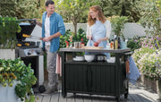 KETER Carrito de barbacoa gris UNITY XL - 207 litros - 134 x 51.7 x 89.6 cm
