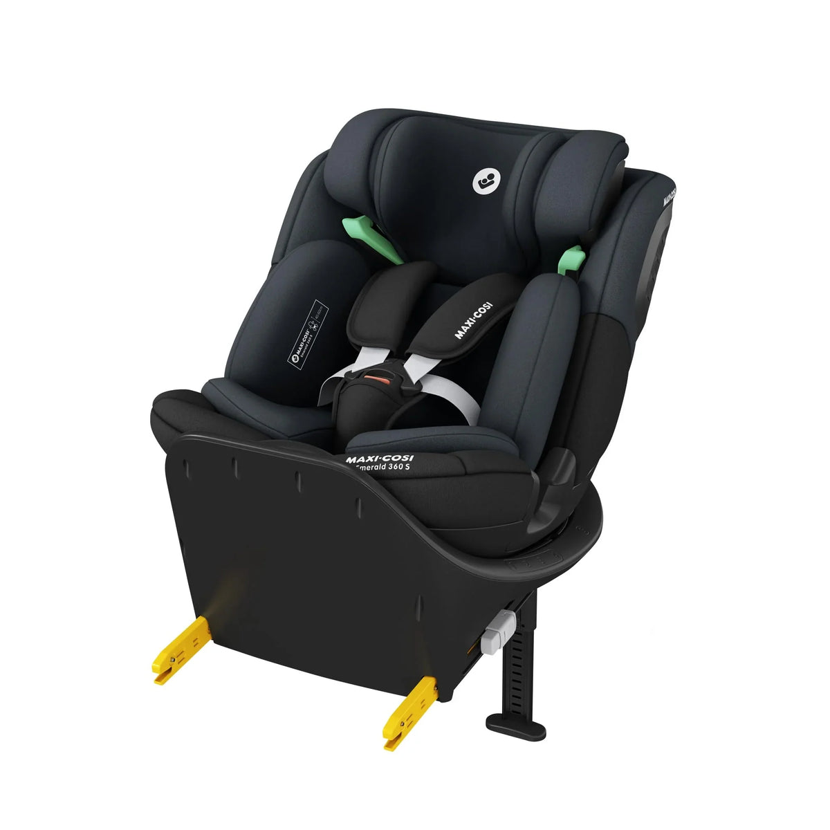 Silla de coche Maxi-Cosi Emerald 360 S i-Size giratoria 360 grados 40-150 cm protección contra impactos laterales G-CELL Tonal Black