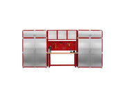 Juego de gabinetes de almacenamiento extra anchos de 2 piezas Seville Classics UltraHD, 60 x 24