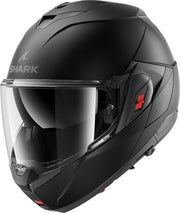 Shark, Casco de moto modular OXO Blank Negro Mate KMA