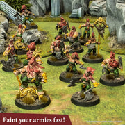The Army Painter Speedpaint Complete 2.0, Set completo de 90 frascos de pintura acrílica de 18 ml, incluyendo los 3 pinceles esenciales para Warhammer 40k y Dungeons & Dragons