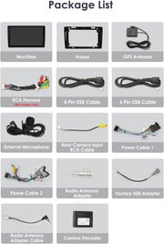 Autorradio Ossuret para Citroën C2/C3 (2001-2010), pantalla táctil Android 13 de 9 pulgadas, 2+32 GB, navegación GPS con CarPlay, Android Auto, mandos al volante, DSP, Bluetooth, USB y WiFi