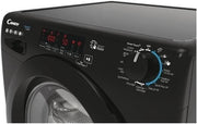 Lavadora de carga frontal CANDY CS 129TMBBE-47, negro brillante