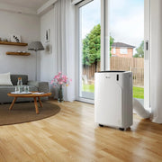 Pinguino PAC EM90K SILENT Aire Acondicionado Portátil 9.800 BTU/h, 2,5 kW, hasta 85 m³, función deshumidificador y ventilación