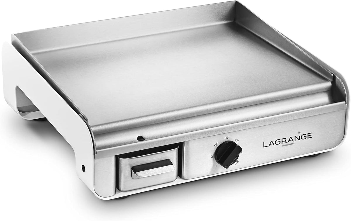 Lagrange 219104 Plancha Pro Blanca, 2300W