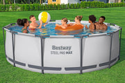 Bestway Set de piscina Steel Pro MAX Redonda 366x122 cm