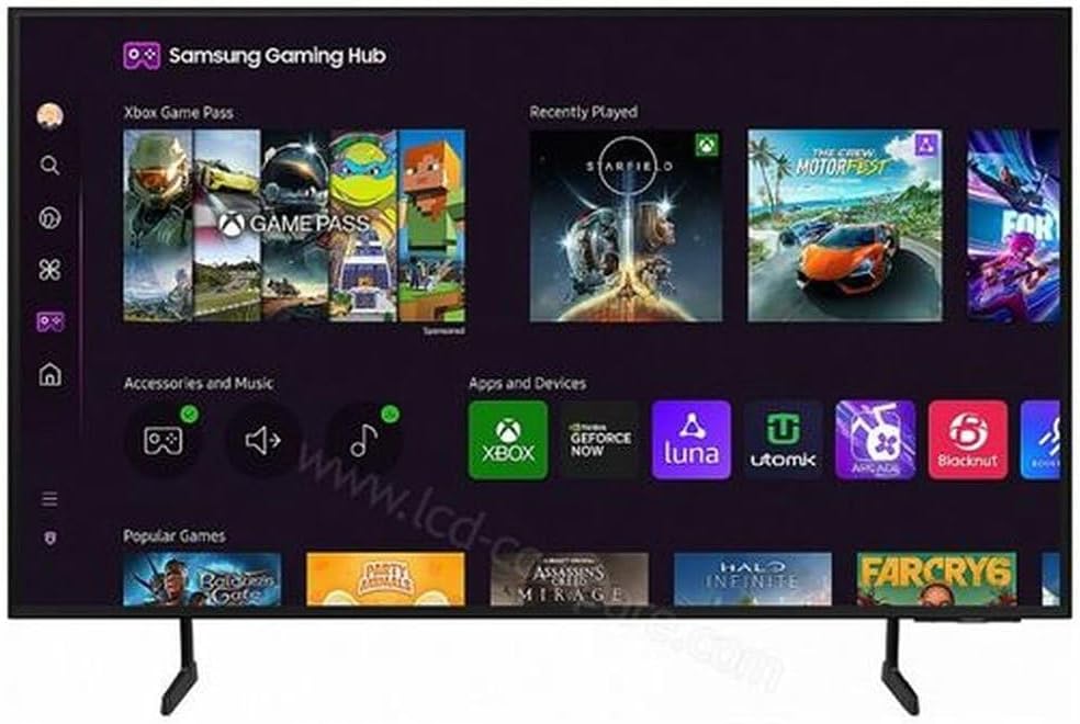 Televisor Samsung TU65DU7105 de 65" (65 pulgadas), Crystal UHD 4K, Smart TV, 2024
