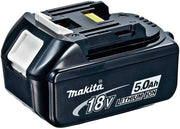 Makita MK801: Juego de 8 herramientas profesionales de 18V (DDF482, DHR171, DGA504, DTD152, DJV182, DSS610, DJR186, DBO180) con 3 baterías de 5,0 Ah, cargador y 2 maletas trolley LXT600