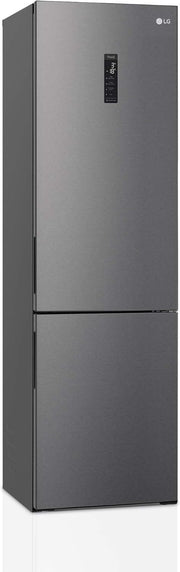 LG GBP61DSXGC - Frigorífico combi No Frost, congelador, compresor Smart Inverter, color acero inoxidable antihuellas, 186 cm, 341 l