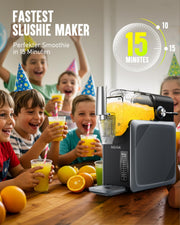 Máquina de granizados INOVIVA 2,6 L, no requiere hielo, granizadora para el hogar con autolimpieza, 5 modos preestablecidos, granizados, batidos, frappés y cócteles helados (versión actualizada)