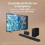 Samsung TV QLED 4K 2024 75Q60D Smart TV de 75" con más de mil millones de colores, colores certificados, el mejor Smart TV y controla tu hogar con SmartThings