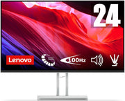 Lenovo L24i-4B - Monitor FHD de 23.8'' (IPS, 100 Hz, 4 ms, VGA+HDMI, cable HDMI) - Gris