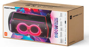 JBL Partybox Stage 120 en negro: altavoz Bluetooth portátil con sonido JBL Pro, espectáculo de luces, refuerzo de sonido con IA y asa telescópica: 12 h de autonomía