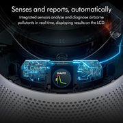Dyson – Purificador de aire inteligente y ventilador Purifier Cool, blanco/plateado - TP07