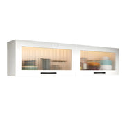 Alacenas de pared para cocina, de madera blanca