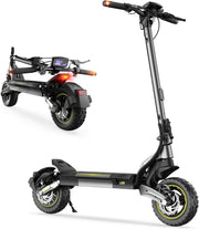 Patinete eléctrico con homologación (ABE), autonomía de 70 km, e-scooter todoterreno con doble suspensión, patinete de 10 pulgadas con capacidad de carga de 150 kg, pantalla LCD, patinete eléctrico plegable para adultos y viajeros.