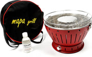 Barbacoa portátil Mapa Grill - Carbón vegetal - Sin humo - 35 cm de diámetro