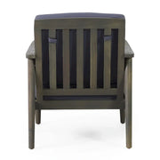 Set de conversación para exteriores de 4 plazas de madera de acacia Willowbrook de Christopher Knight Home