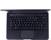Ordenador portátil Bigmachine Windows 10 Mini 10,1 pulgadas 32 GB teclado AZERTY francés, ultra fino y ligero, netbook Quad Core PC HDMI Webcam Netflix YouTube (negro)